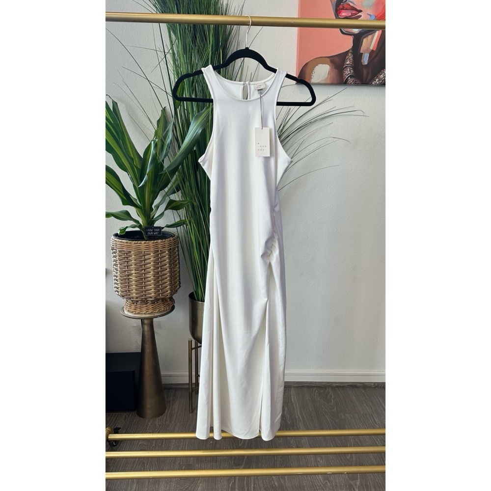 A New Day Sleeveless Ponte Racerback Midi Dress - Size Small - Picture 9 of 9